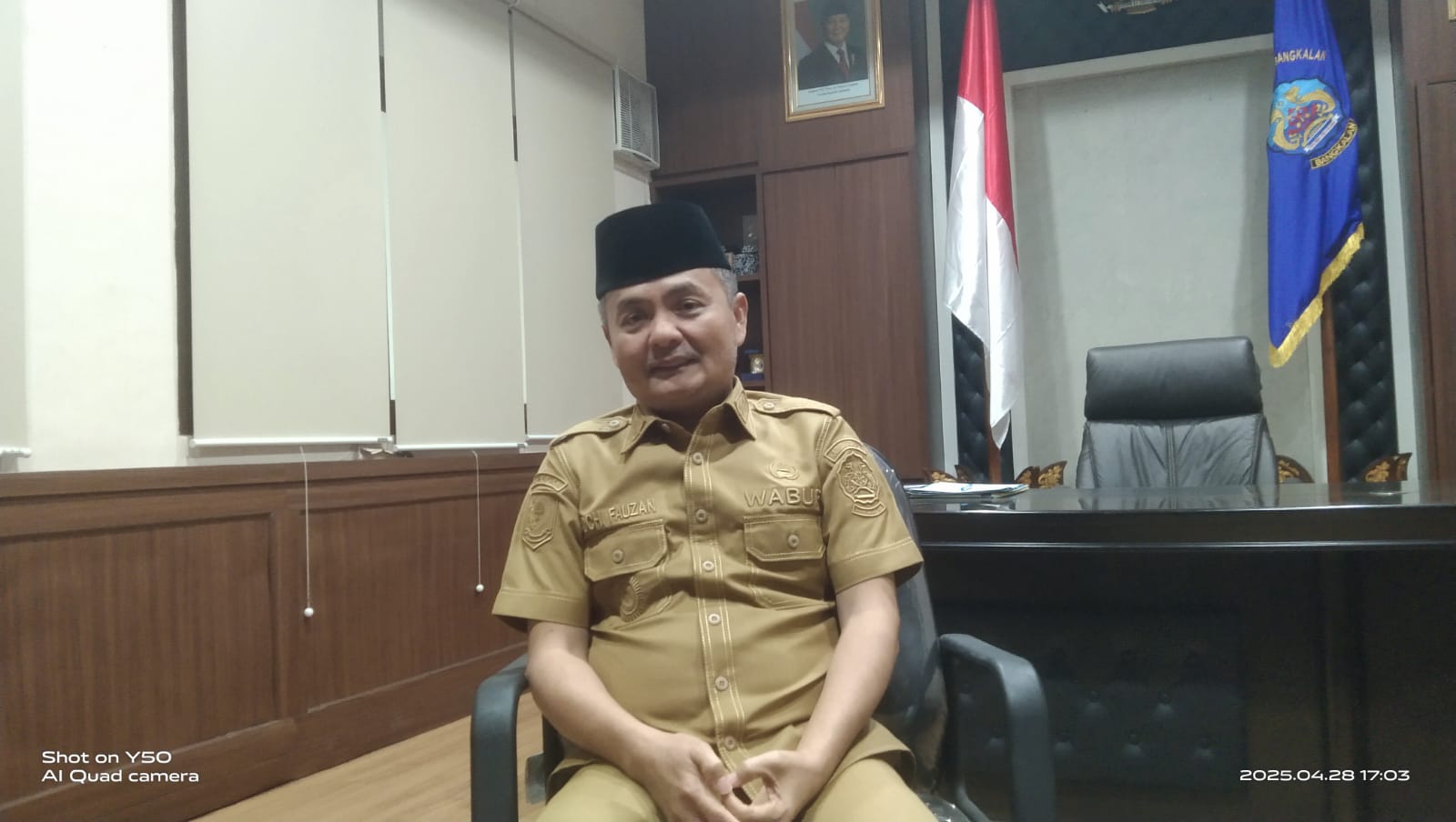 Keterangan foto: Wakil Bupati Bangkalan, Fauzan Ja'far