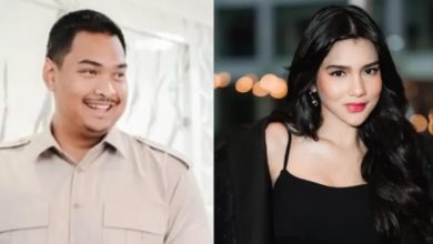 KOLASE. Aktris Davina Karamoy (kiri) dan mantan Menpora Dito Ariotedjo, dua nama yang belakangan ramai dikaitkan dalam isu dugaan perselingkuhan. (istimewa/ejaberita.co)