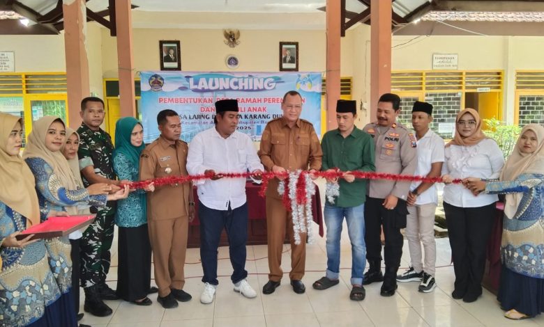 Keterangan foto: Launching Desa Ramah Perempuan dan Perlindungan Anak (DRPPA) di Kecamatan Arosbaya