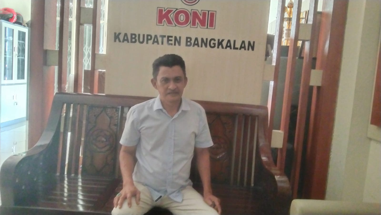 Keterangan foto: Plt Ketua KONI Kabupaten Bangkalan, Tajul Anwar