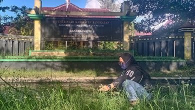 Kantor Badan Kesatuan Bangsa dan Politik (Bakesbangpol) Kabupaten Bangkalan.