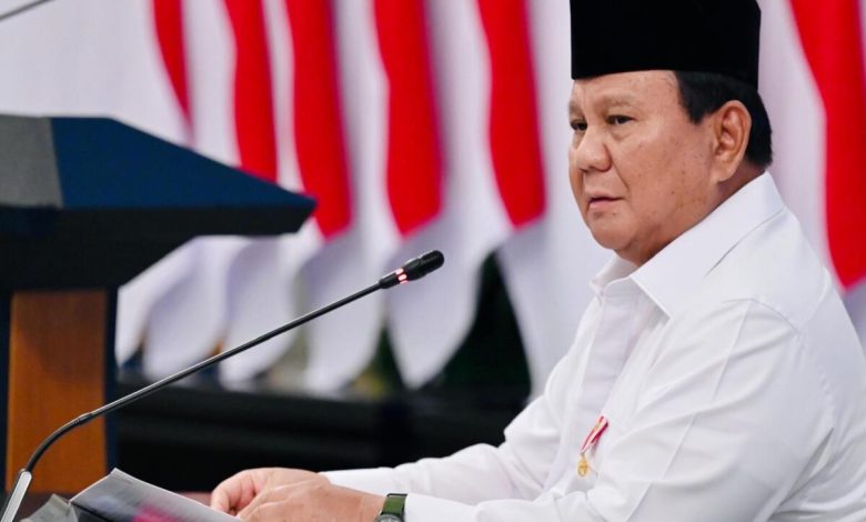 Prabowo Subianto Presiden Republik Indonesia