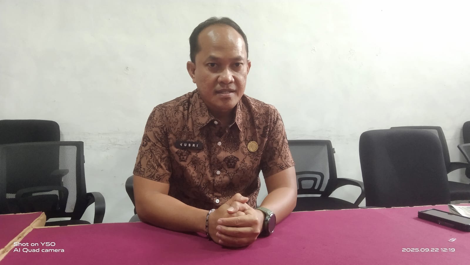 Keterangan foto: Kepala Bidang Pembinaan SD Dinas Pendidikan Kabupaten Bangkalan, Ali Yusri.