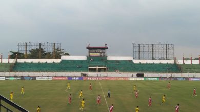 Keterangan foto: Perseba Bangkalan mengalahkan Perseta 1970 Tulungagung dengan skor 1-0 dalam babak 32 besar Liga 4 Jatim