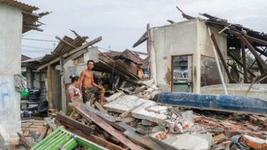 Ilustrasi | Rumah rusak akibat diterjang angin