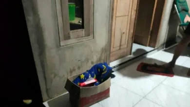 Keterangan Foto: Bayi laki-laki ditemukan warga di dalam kardus mi instan yang diletakkan di teras rumah di Dusun Krajan, Desa Olehsari, Kecamatan Glagah, Banyuwangi, Rabu malam (14/1/2026). Bayi tersebut ditemukan dalam kondisi sehat dan kini dirawat di RSUD Blambangan.