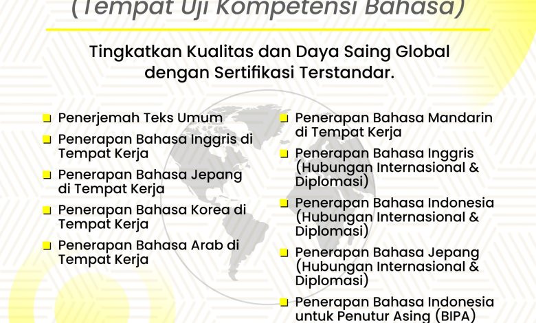 STKIP PGRI Bangkalan kini resmi menjadi Tempat Uji Kompetensi (TUK) Bahasa yang tersertifikasi BNSP.