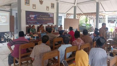 Foto: Kegiatan Sosialisasi Satgas Premanisme di Pendopo Kec. Geger, Kab. Bangkalan.