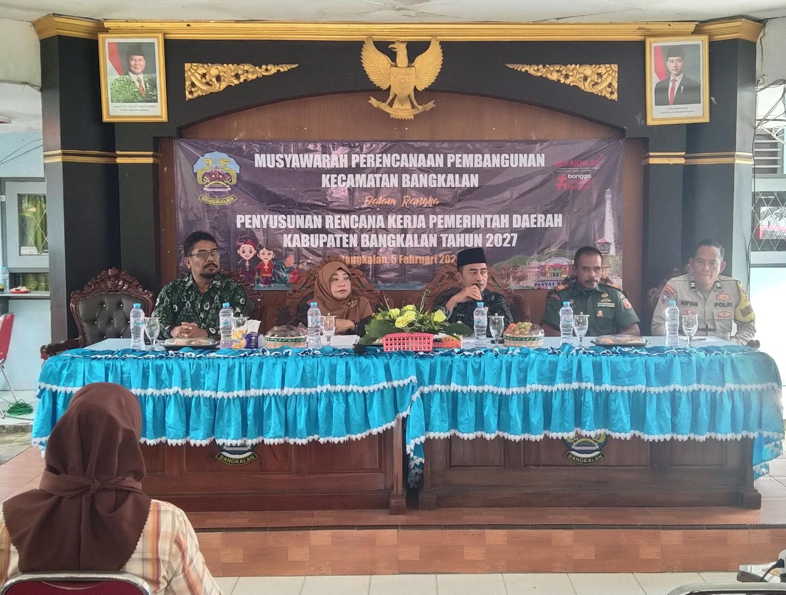 Suasana kegiatan Musrenbang tingkat Kecamatan Bangkalan dalam rangka penyusunan RKPD Kabupaten Bangkalan Tahun 2027.