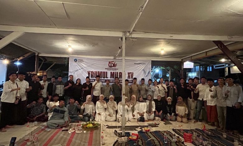 Foto: Foto Usai buka bersama dan santunan anak yatim padan Milad Himaba yang ke-15.