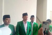 Pengurus PPP Kabupaten Sampang saat menghadiri Musyawarah Cabang (Muscab) ke-X di Hotel Bahagia, Selasa (21/4/2026), dalam rangka konsolidasi dan pembentukan formatur kepengurusan baru.