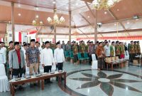 Pelantikan pengurus DPC FKDT Bangkalan periode 2025–2030 di Pendopo Agung, dihadiri Wakil Bupati Moch. Fauzan Ja’far.