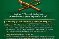 Semangat Nahdlatul Ulama untuk menggelar Muktamar ke-35 bukan sekadar agenda rutin, tapi momentum refleksi dan penguatan jati diri. Demangan digagas sebagai titik awal—tempat yang sarat nilai historis dan spiritual bagi lahirnya NU.