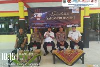 Pemkab Bangkalan bersama Muspika dan elemen masyarakat saat sosialisasi Satgas Premanisme di Kwanyar, Rabu (15/4/2026).