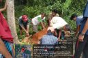Warga bersama panitia melaksanakan proses penyembelihan hewan kurban dari PUDAM Sumber Sejahtera Bangkalan di kawasan sumber mata air Desa Pocong, Kecamatan Tragah, Rabu (27/5/2026). Kegiatan ini menjadi bentuk kepedulian sosial sekaligus upaya mempererat hubungan dengan masyarakat sekitar sumber mata air.