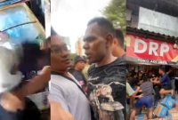 Detik-detik kericuhan di Warung Madura kawasan Kemayoran terekam kamera warga dan viral di media sosial.