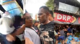 Detik-detik kericuhan di Warung Madura kawasan Kemayoran terekam kamera warga dan viral di media sosial.