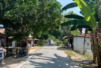Lokasi perkelahian berdarah di Desa Nyiloh, Kecamatan Kedungdung, Sampang, yang mengakibatkan dua pria terluka serius akibat duel menggunakan celurit dan pisau.