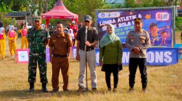 Forkopimcam Camplong bersama Owner MBG Yayasan Babur Rizki, Eko Haryono, dan unsur pendidikan membuka rangkaian kegiatan HUT RI ke-81 sebagai wujud sinergi memperkuat semangat persatuan, gotong royong, dan nasionalisme di Kecamatan Camplong.