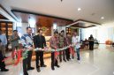 Peresmian kafe di lantai satu Gedung Rektorat Universitas Trunojoyo Madura (UTM) sebagai ruang hilirisasi riset, inovasi, sekaligus wadah pengembangan jiwa entrepreneur mahasiswa.